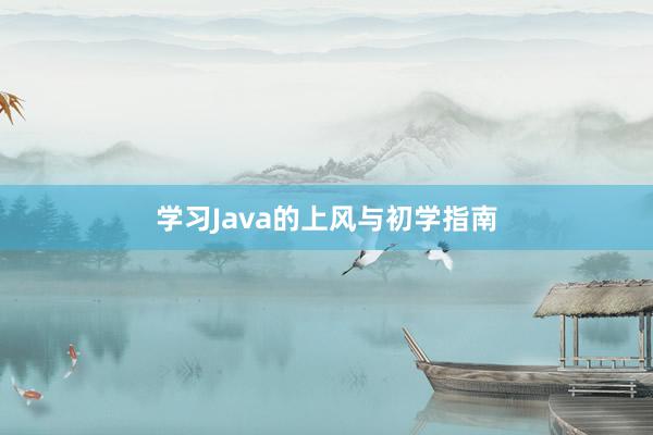 学习Java的上风与初学指南